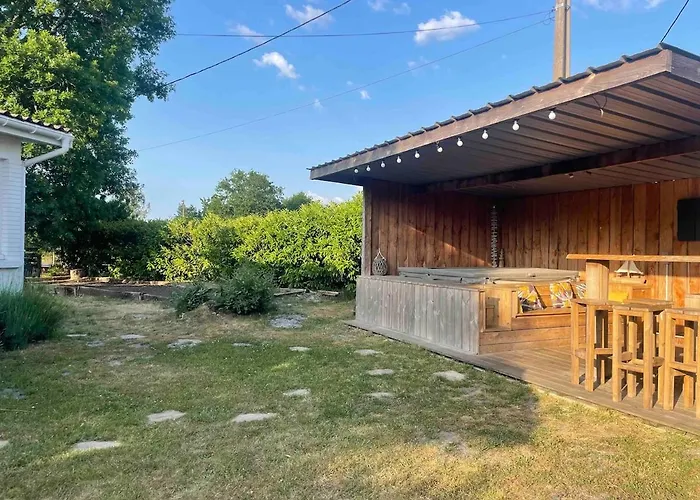 Maison Proche Du Et Ocean Avec Jacuzzi Privatif